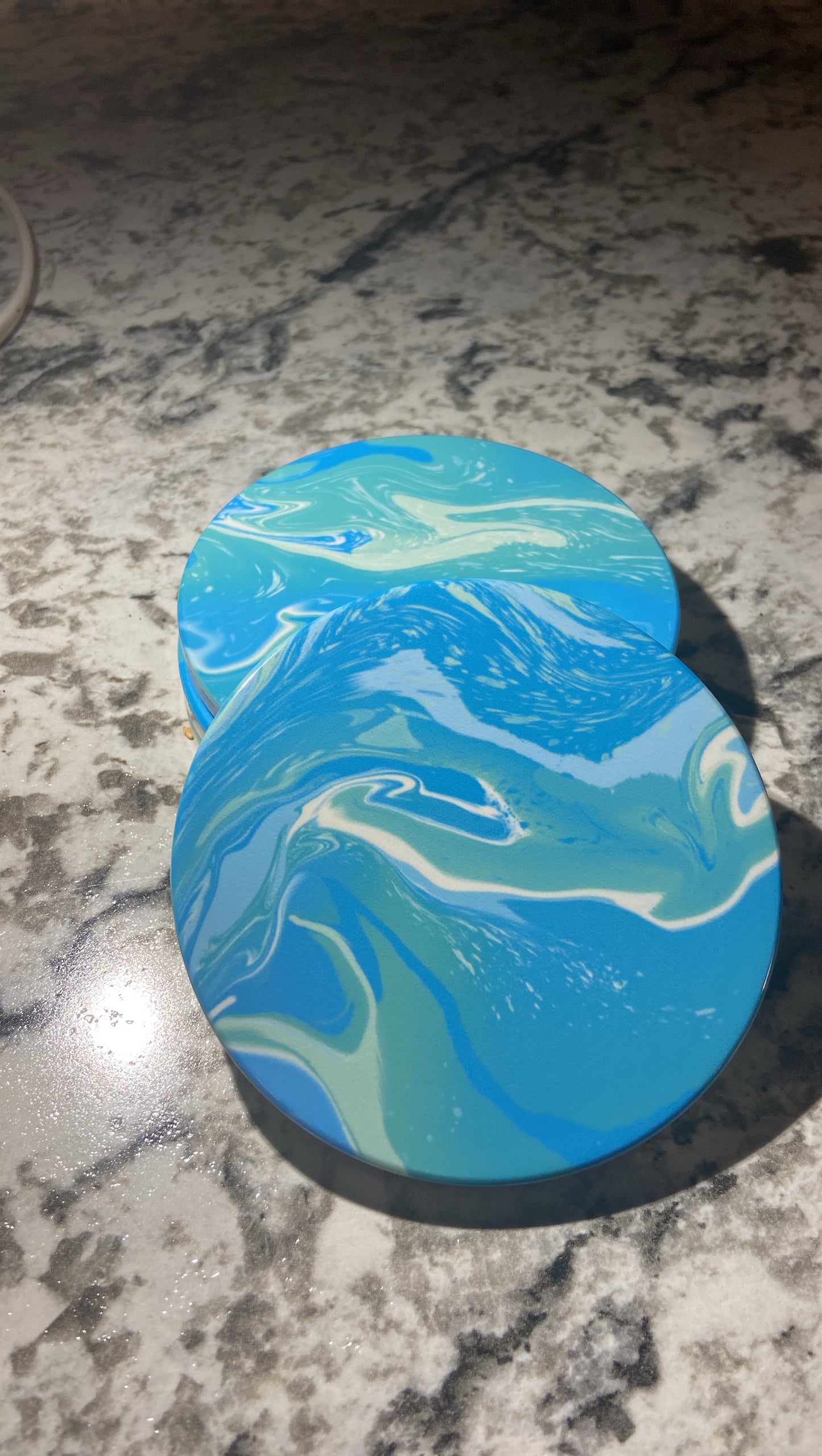 Blue Green Coasters