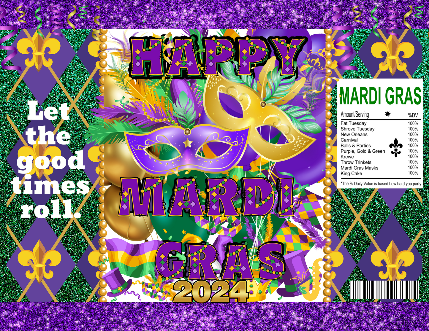 Mardi Gras Party Favor (Digital)