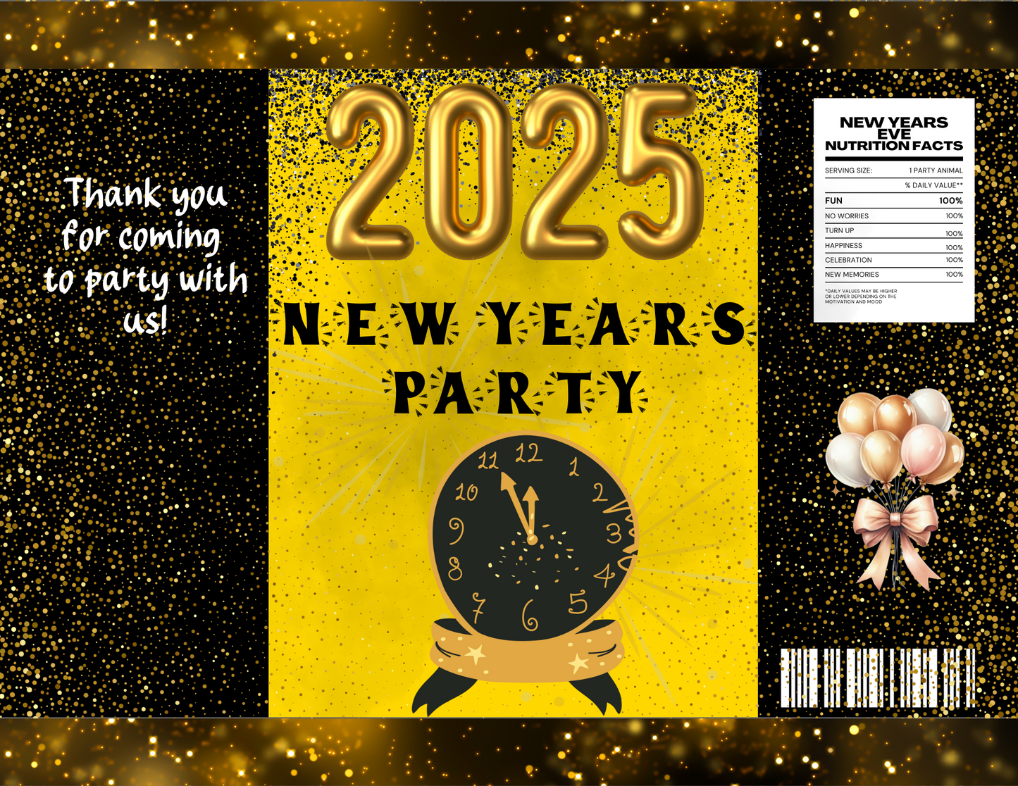 NYE Filled Party Favor